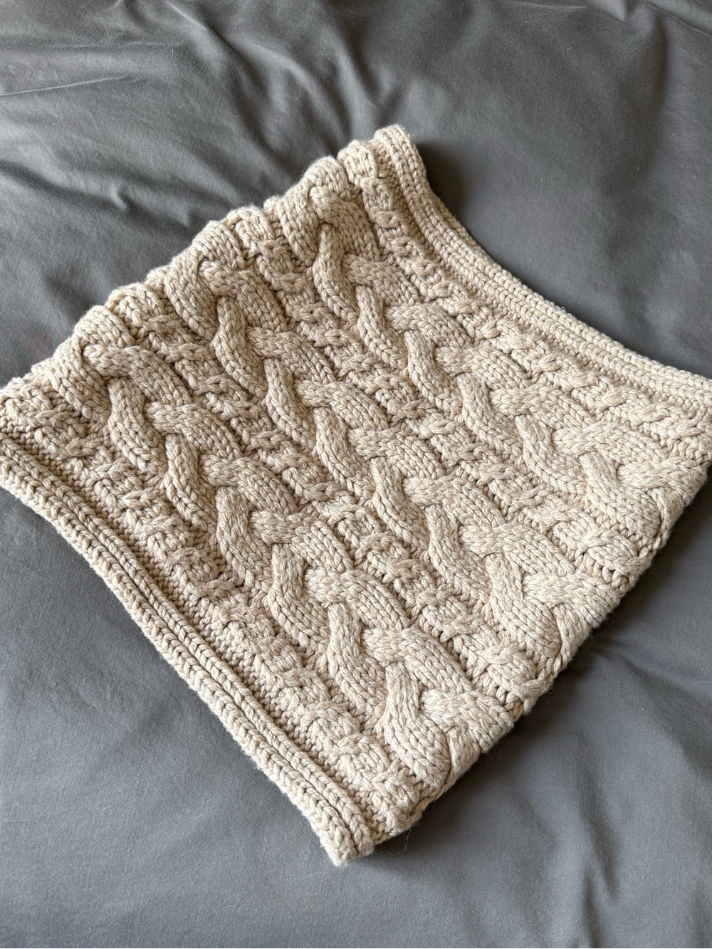 Cable Knit Neck Warmer
